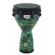 Remo DJ-0014-32 Designer Series 14" Djembe Green Kinte