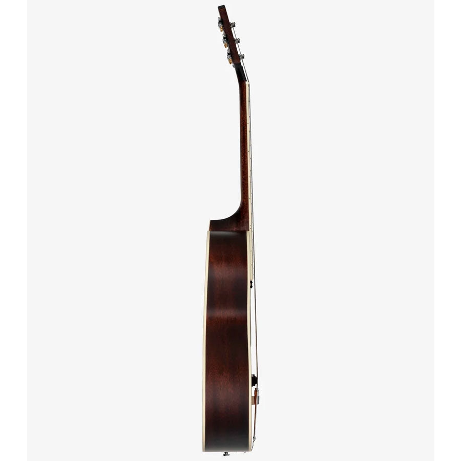 Orangewood Juniper Live Rubber Bridge Parlor Acoustic Guitar - 3-Tone Sunburst Satin