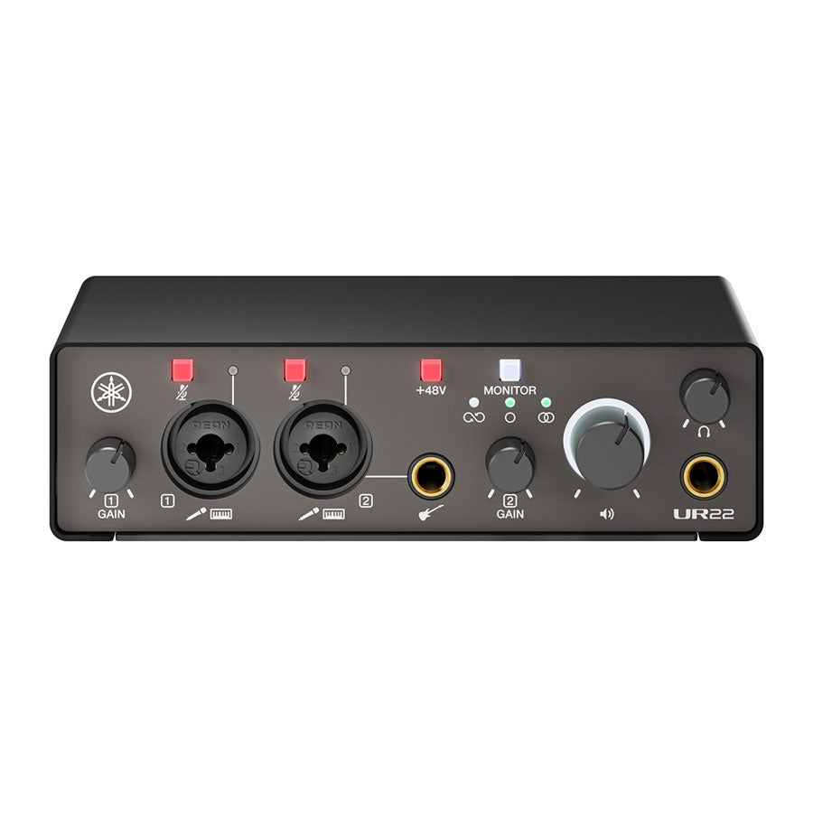 Yamaha UR22MK3 2-in 2-out USB-C Audio Interface with Software Suite - Black