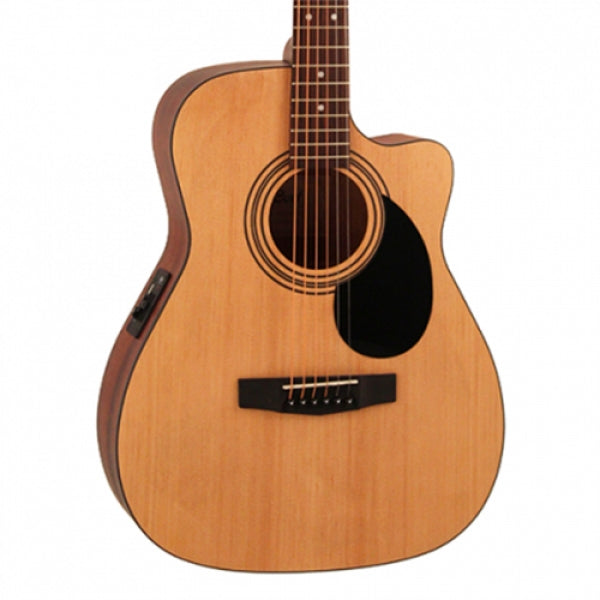 Cort AF515CE OP Electro-Acoustic Guitar With Bag - Open Pore