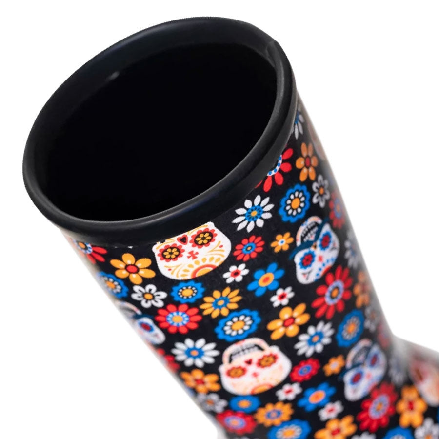 Meinl JD12DA-DH 12 inch Synthetic Djembe Day of the Dead Designed Head