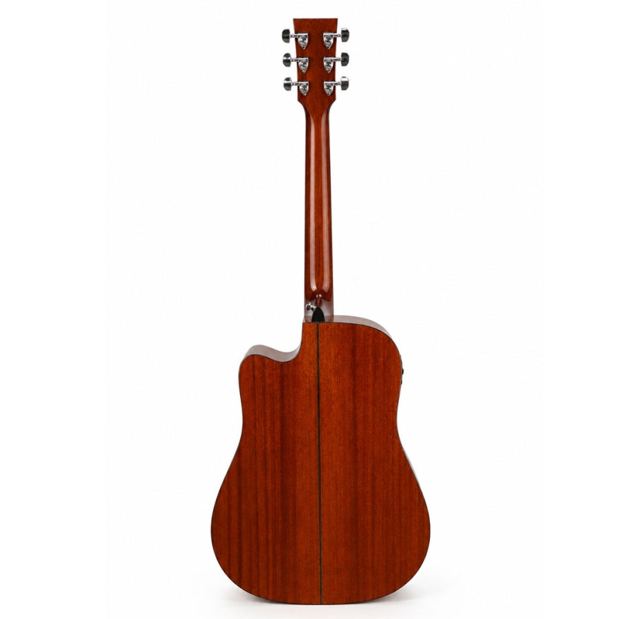 Vintage V1350N-CEQ Performer Series Acoustic Folk Guitar - Natural