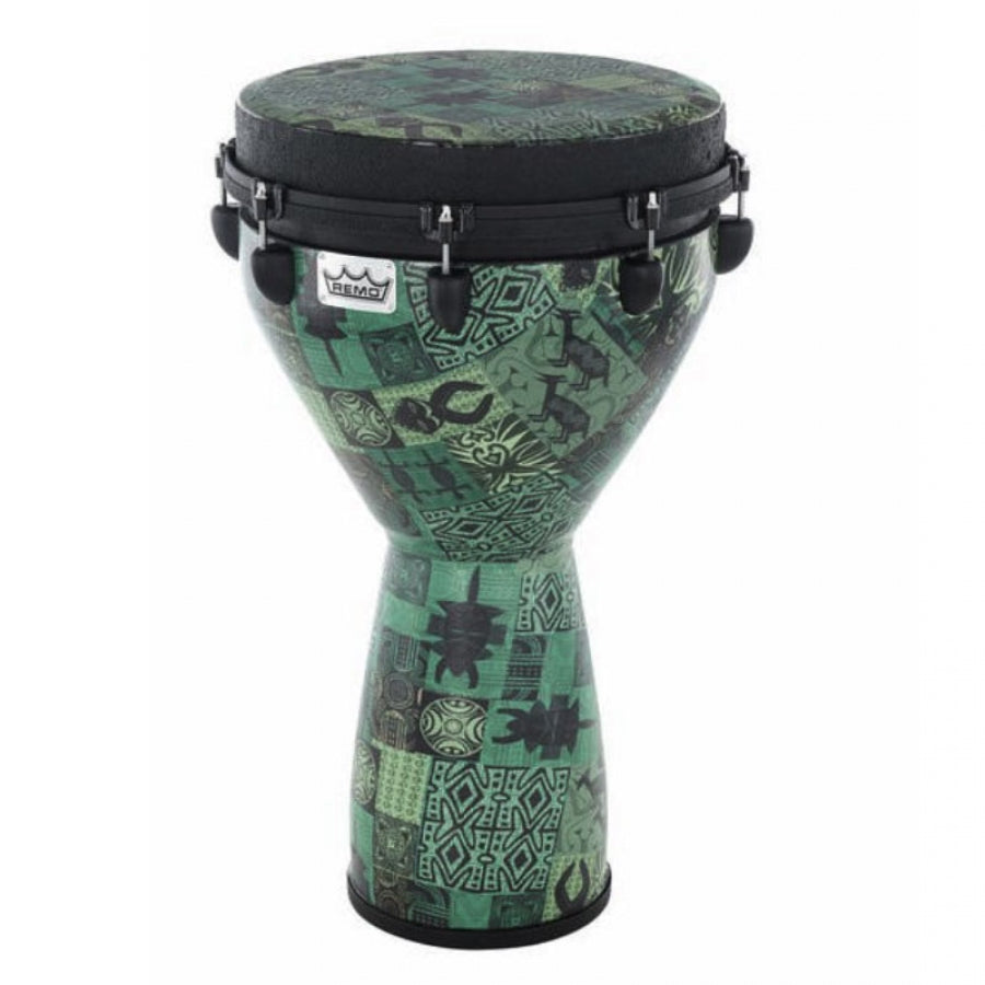Remo DJ-0014-32 Designer Series 14" Djembe Green Kinte