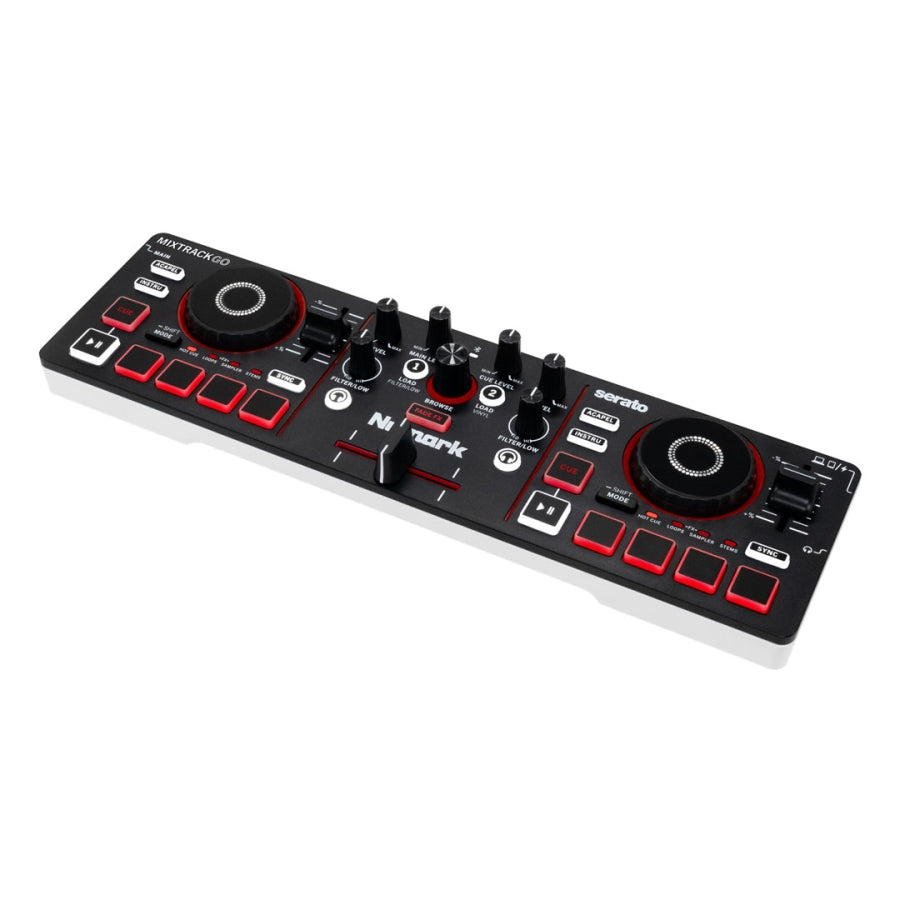 Numark MixTrack Go Ultra-Compact 2-Deck Controller