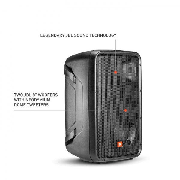 JBL EON208P 8-Inch 2-Way Portable Pa System with Powered 8-Channel Mixer and Bluetooth