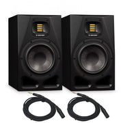 Adam Audio A7V 7-inch Powered Studio Monitor PAIR With 2 XLR to TRS Cables
