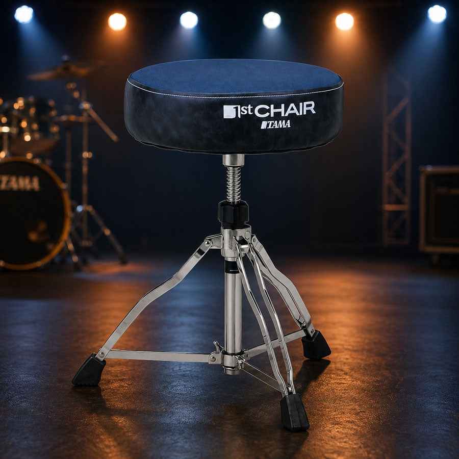Tama HT430CVNB Limited Edition 1st Chair Round Rider Drum Throne - Canvas Navy Blue - Blue
