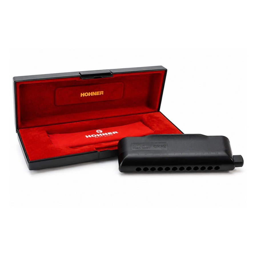 Hohner M754510 CX12 Black Harmonica - Key G