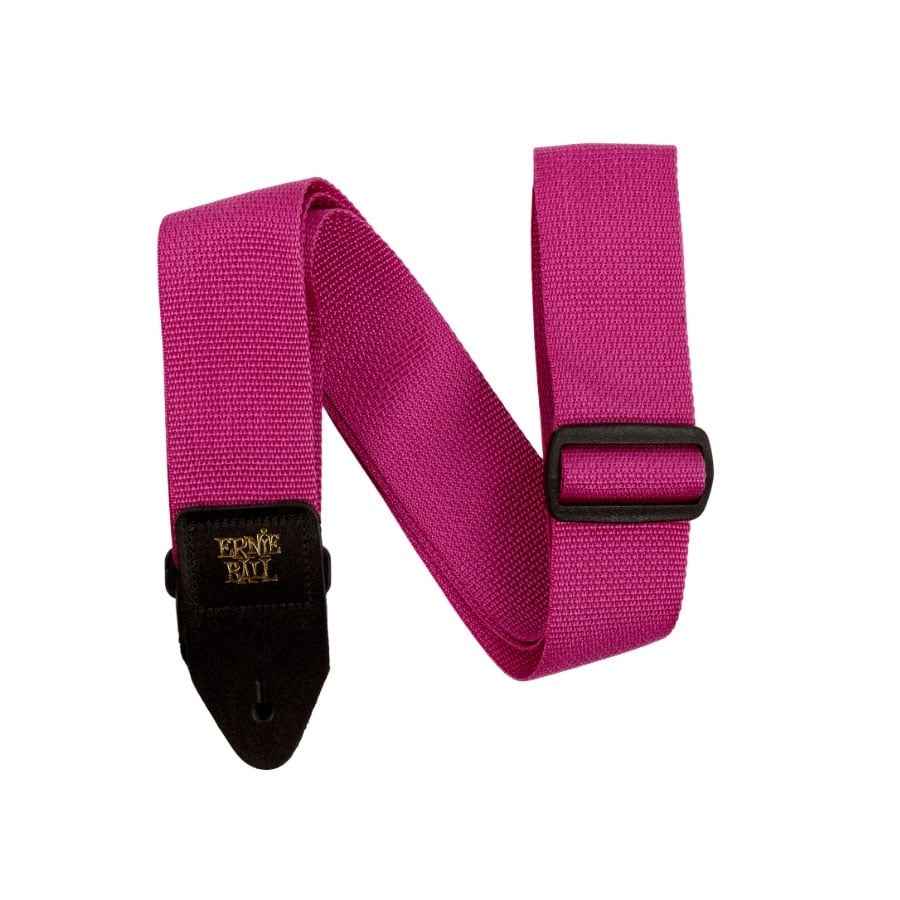Ernie ball Polypro Guitar Strap - Raspberry