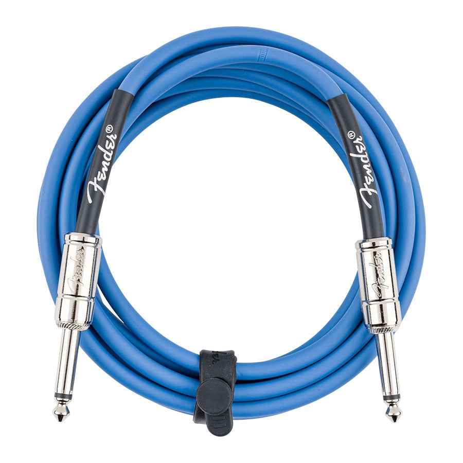 Fender Contour Series 10 feet Instrument Cable 0990571102 - Lake Placid Blue
