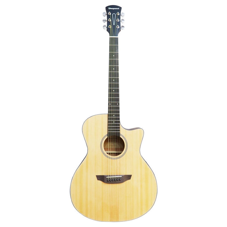 Orangewood OW Downtown Natural Grand Auditorium Cutaway Acoustic Guitar