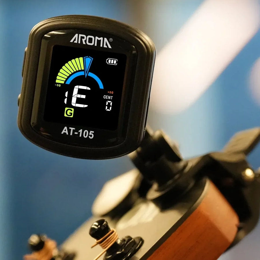 Aroma AT-10A Rechargeable Clip-On Guitar Tuner