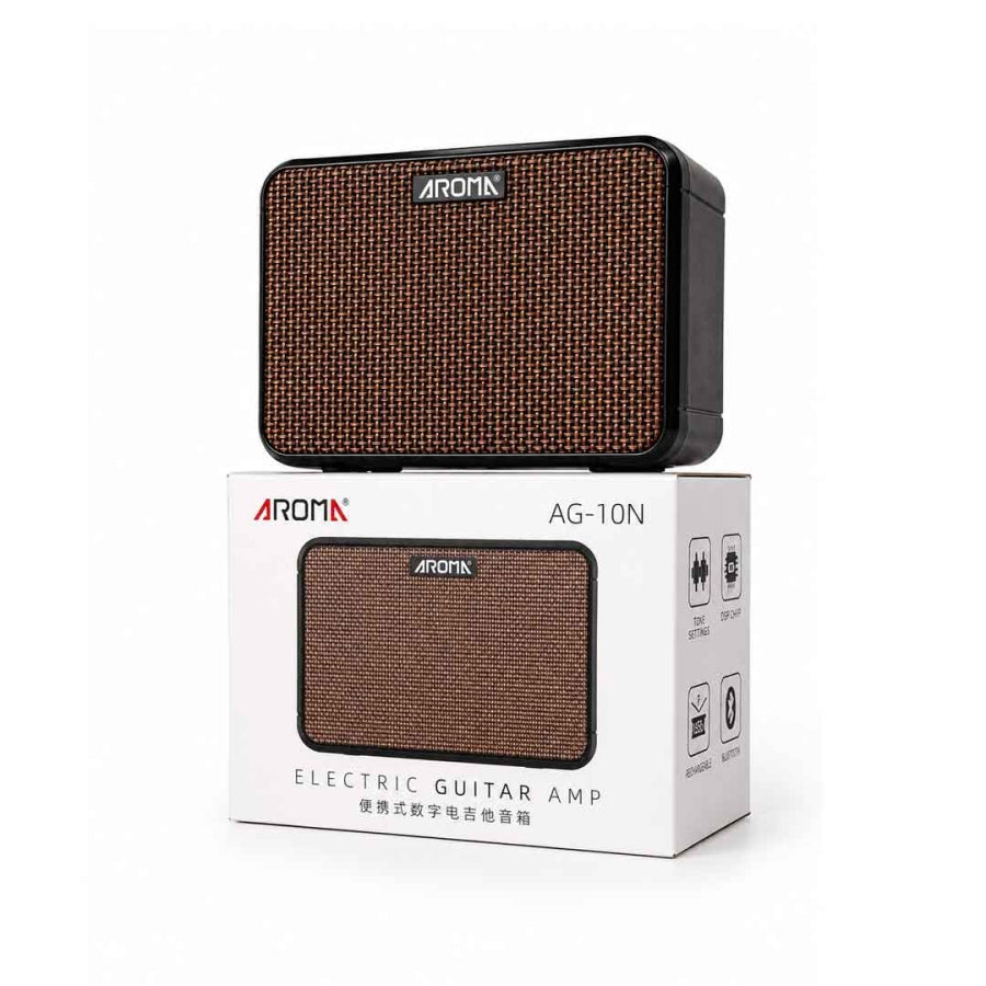 Aroma AG-10N 10W Bluetooth Portable Guitar Amplifier