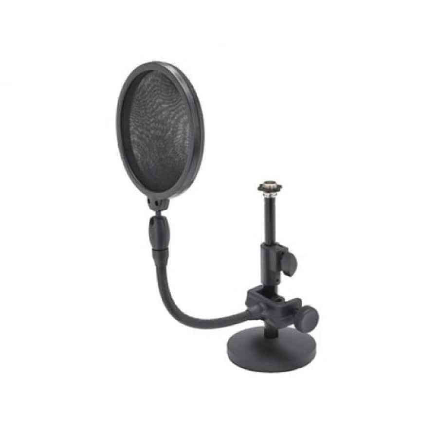 Samson MD2-PS05 Desktop Microphone Stand and Microphone Pop Filter Bundle
