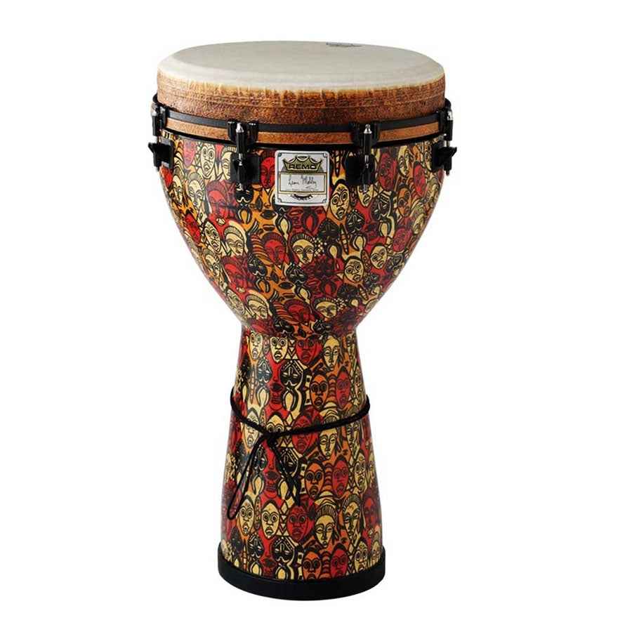 Remo DJ-0014-LM Multi Mask 14" Djembe Designer Series Key-Tuned