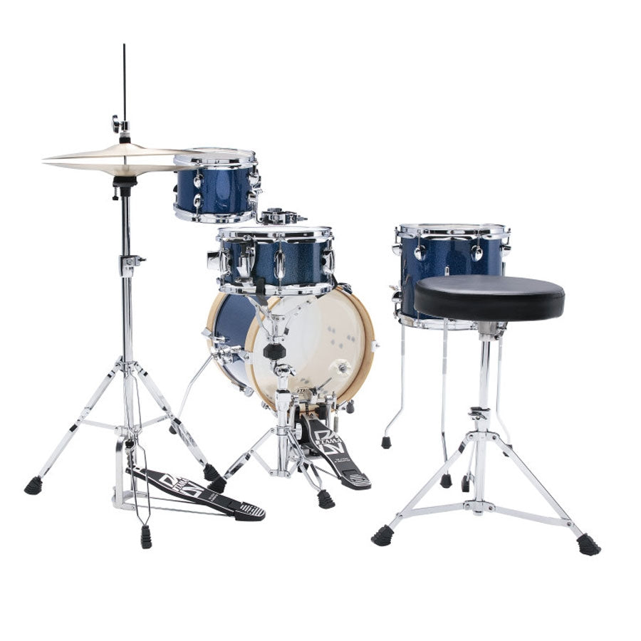 Tama LJK44H4 ISP Club-JAM Flyer 4-Pieces Acoustic Drum Kit - Indigo Sparkle