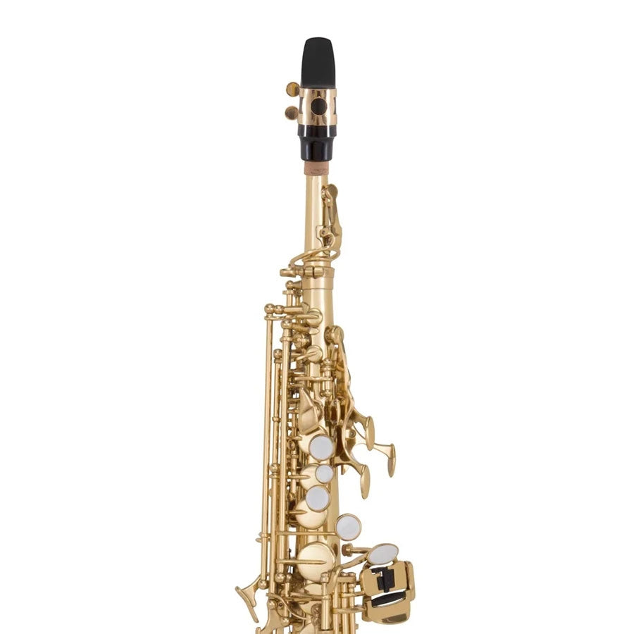 Grassi GR SS210 Soprano Saxophone in BB Yellow Brass Lacquered