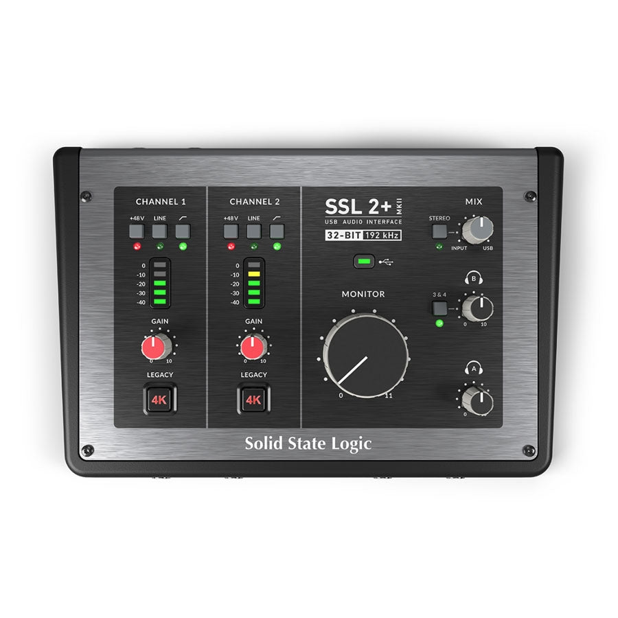 Solid State Logic SSL 2+ MKII 2-in/4-Out USB Audio Interface