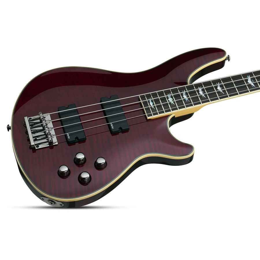 Schecter Omen Extreme-4 BCH 4-String Bass Guitar - Black Cherry