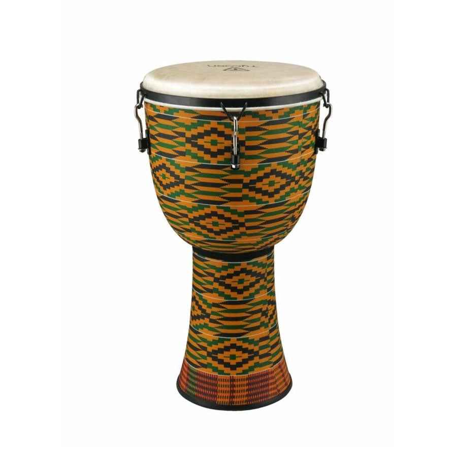 Tycoon Percussion TFJ-10K Star Glass Key Tuned Djembe - Kente Finish