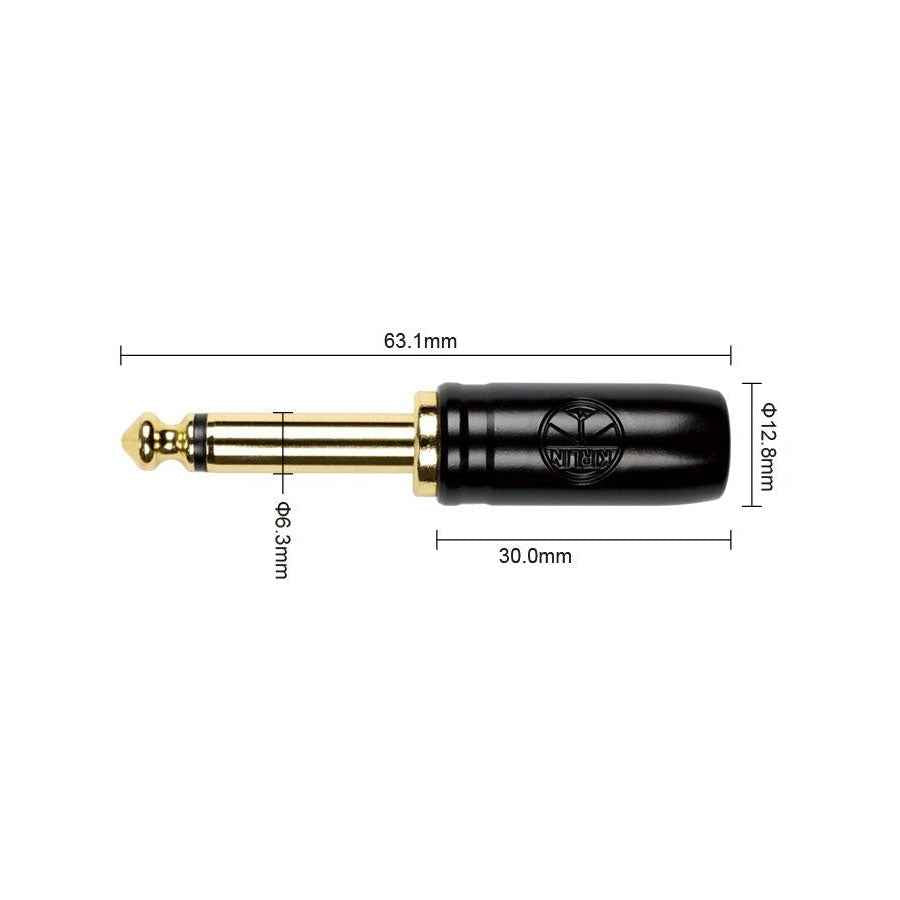 Kirlin IW-241BCG BKB 10 Original Woven 10mtr Instrument Cable - Black