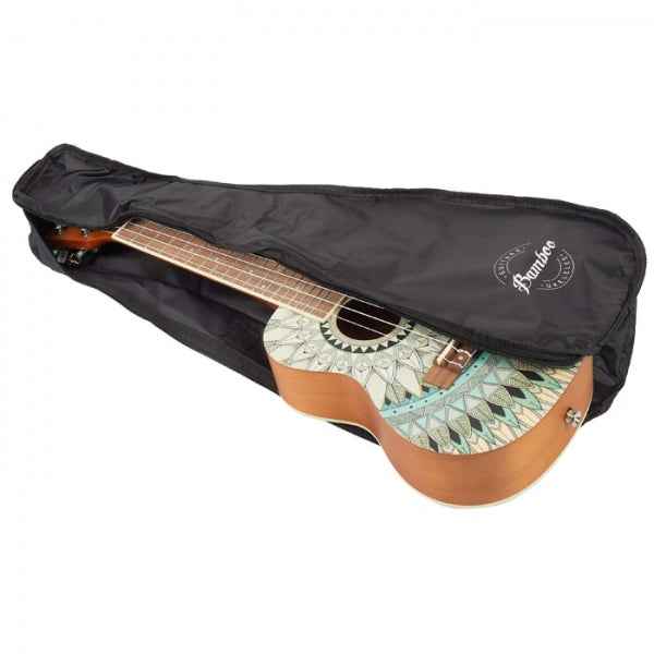 Bamboo U-23 Jade Soprano Ukulele New Generation Series, Mandala Line With Bag