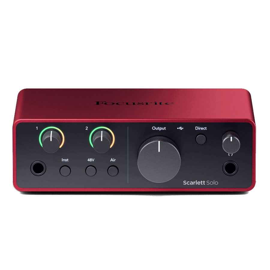 Focusrite Scarlett Solo 4th Generation 2in-2out Audio Interface