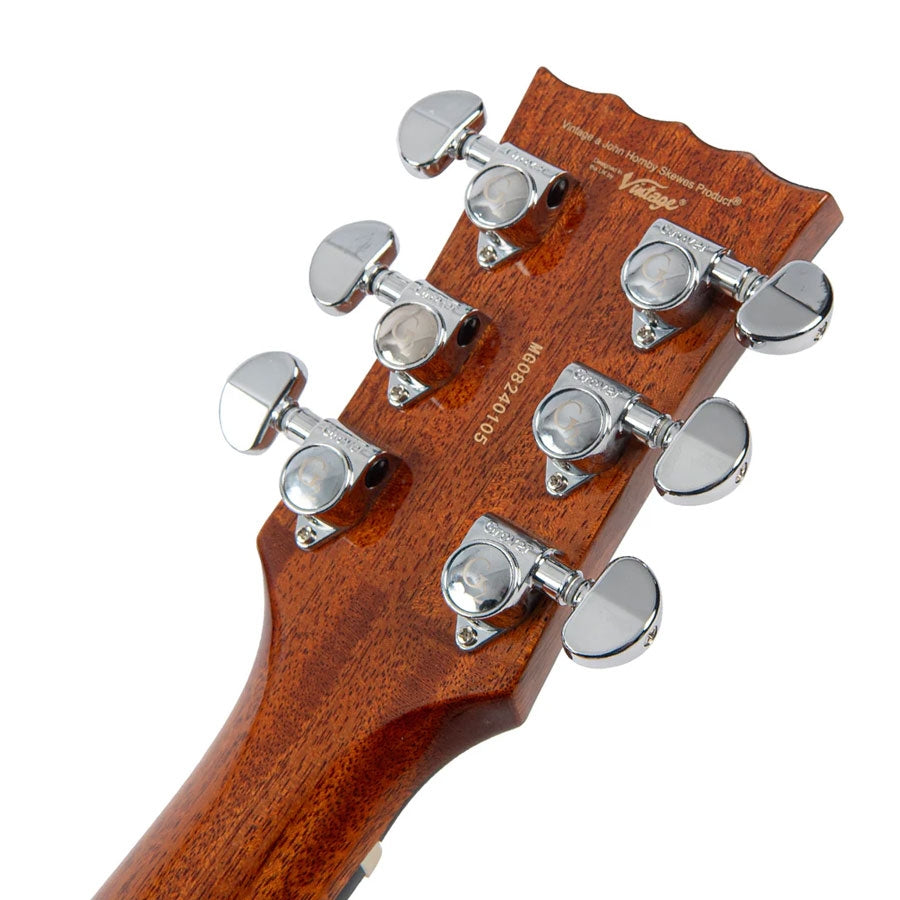 Vintage V1350N-CEQ Performer Series Acoustic Folk Guitar - Natural