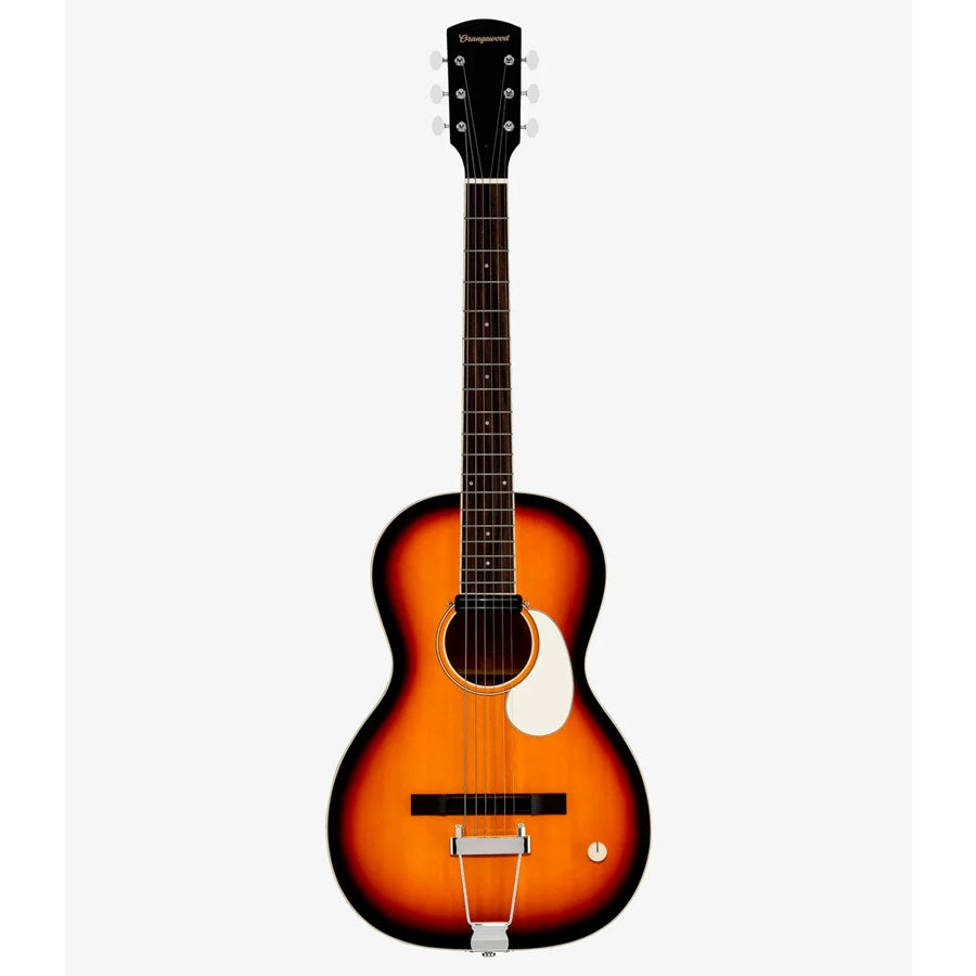 Orangewood Juniper Live Rubber Bridge Parlor Acoustic Guitar - 3-Tone Sunburst Satin