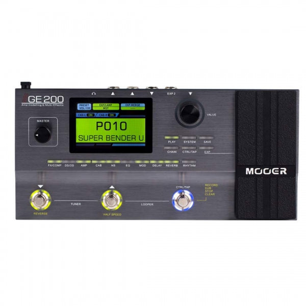 Mooer GE200 Amp Modeling and Guitar Effect Pedal