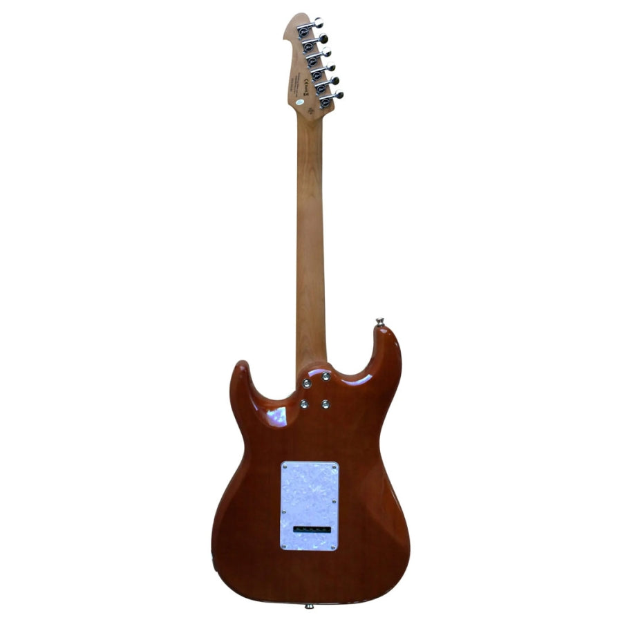 Keipro KS60-M SSH Electric Guitar With Bag - Transparent Blue