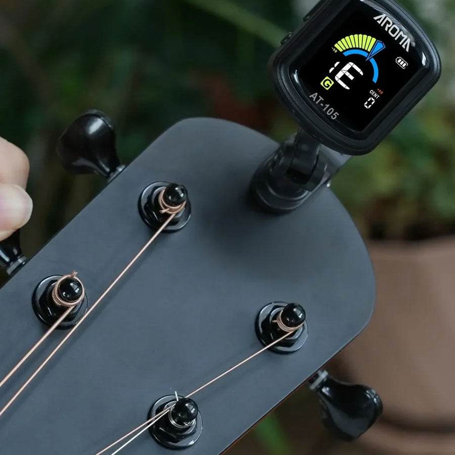 Aroma AT-10A Rechargeable Clip-On Guitar Tuner