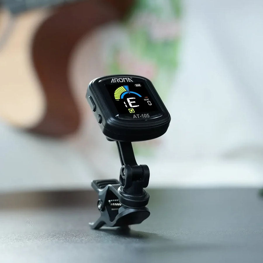 Aroma AT-10A Rechargeable Clip-On Guitar Tuner