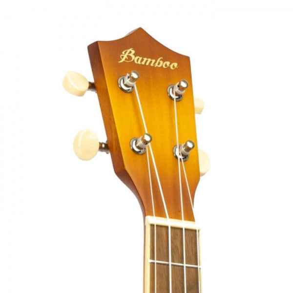 Bamboo Sunburst Violin Special Edition Series Hybrid Line Concert Ukulele With Bag