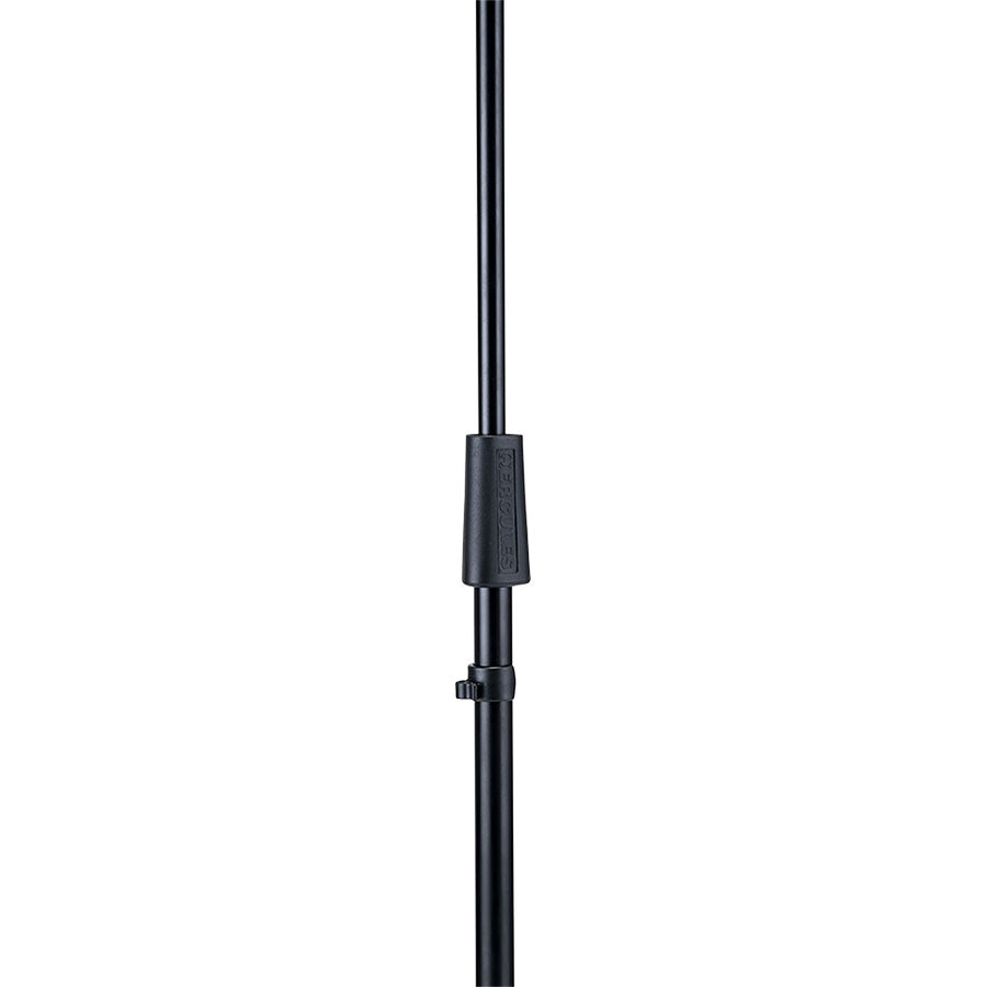 Hercules MS432B Stage Series Mic Stand 2-in-1 Boom Clamp and the Quick Turn Clutch