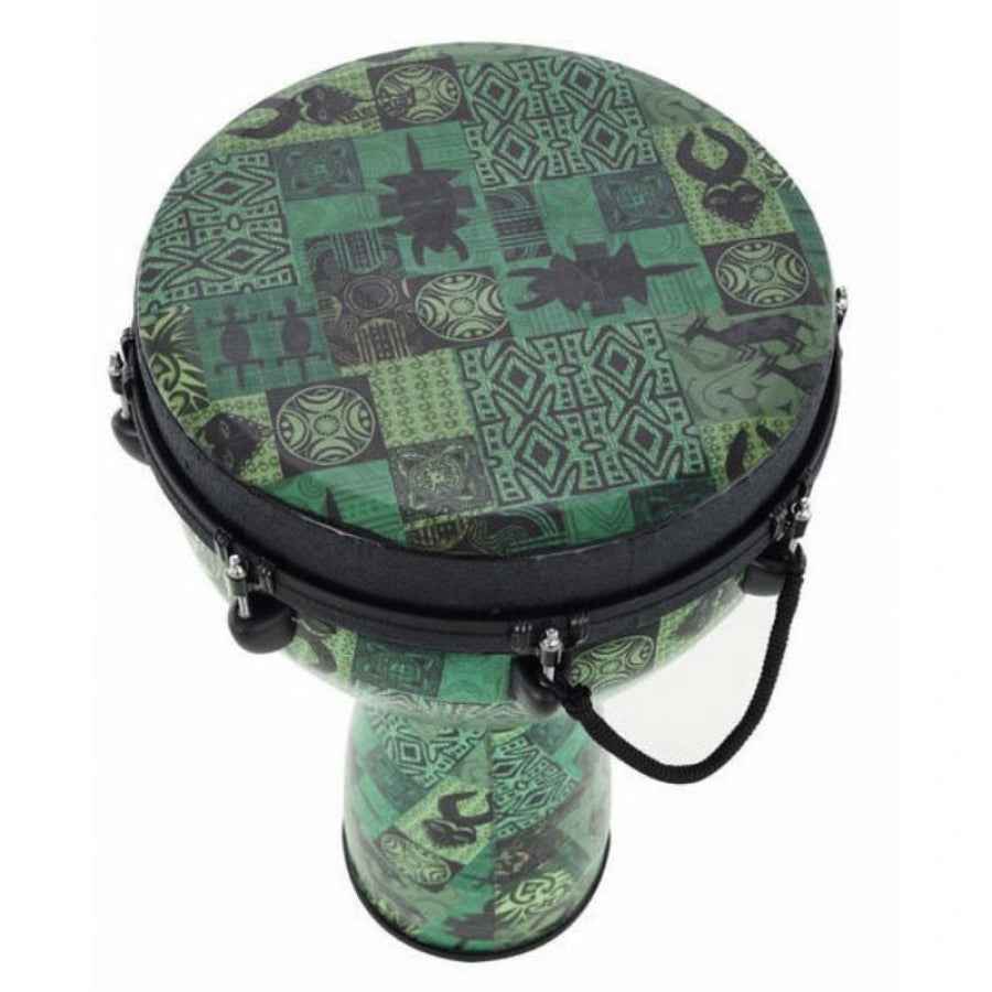 Remo DJ-0014-32 Designer Series 14" Djembe Green Kinte