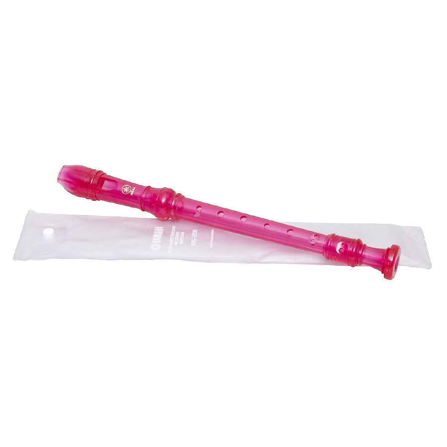 Yamaha YRS-20BP Soprano Descant Recorder (Baroque) -Translucent Pink