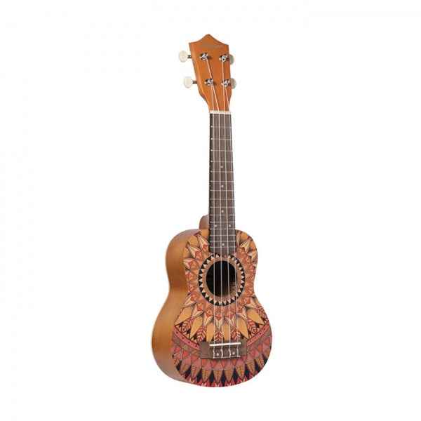 Bamboo U-23 Summer Soprano Ukulele New Generation Series, Mandala Line