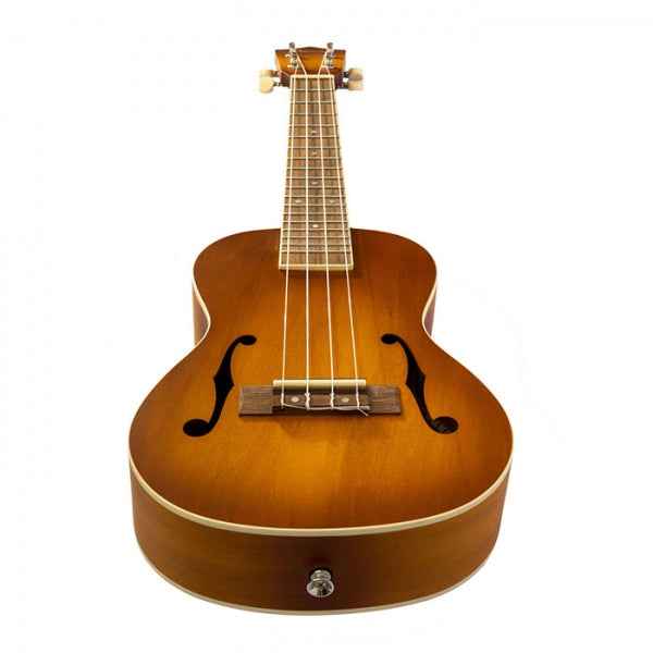 Bamboo Sunburst Violin Special Edition Series Hybrid Line Concert Ukulele With Bag