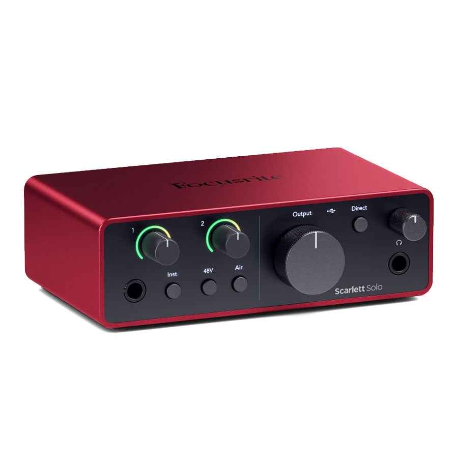 Focusrite Scarlett Solo 4th Generation 2in-2out Audio Interface
