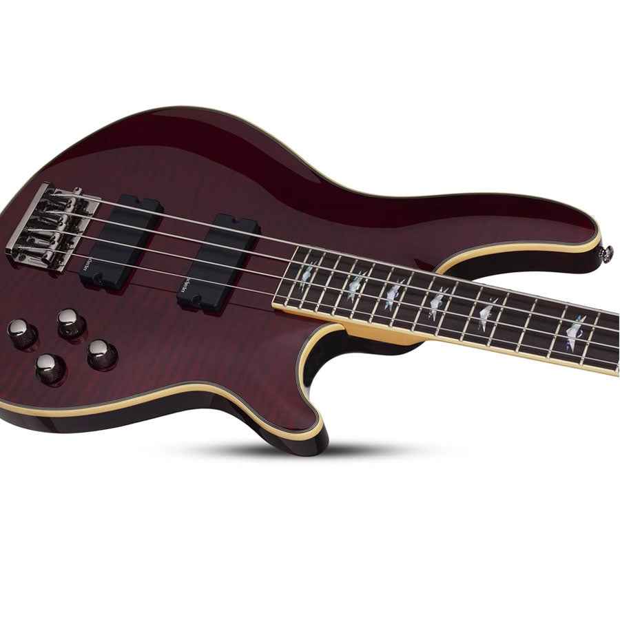 Schecter Omen Extreme-4 BCH 4-String Bass Guitar - Black Cherry