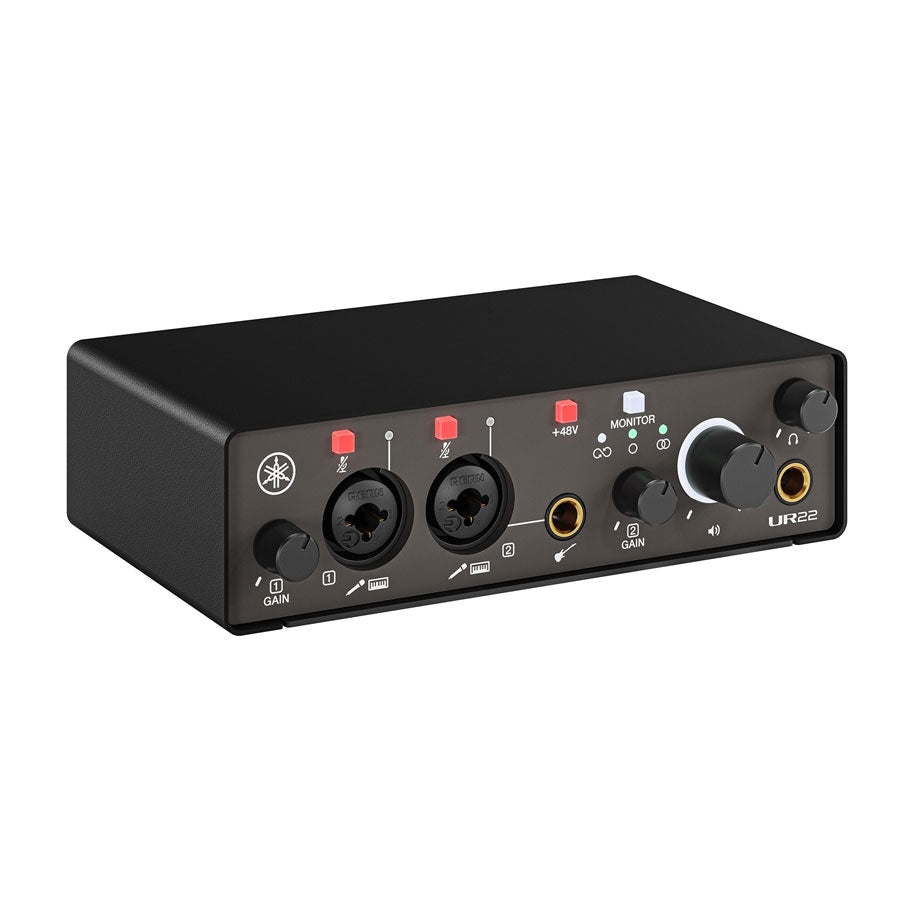 Yamaha UR22MK3 2-in 2-out USB-C Audio Interface with Software Suite - Black