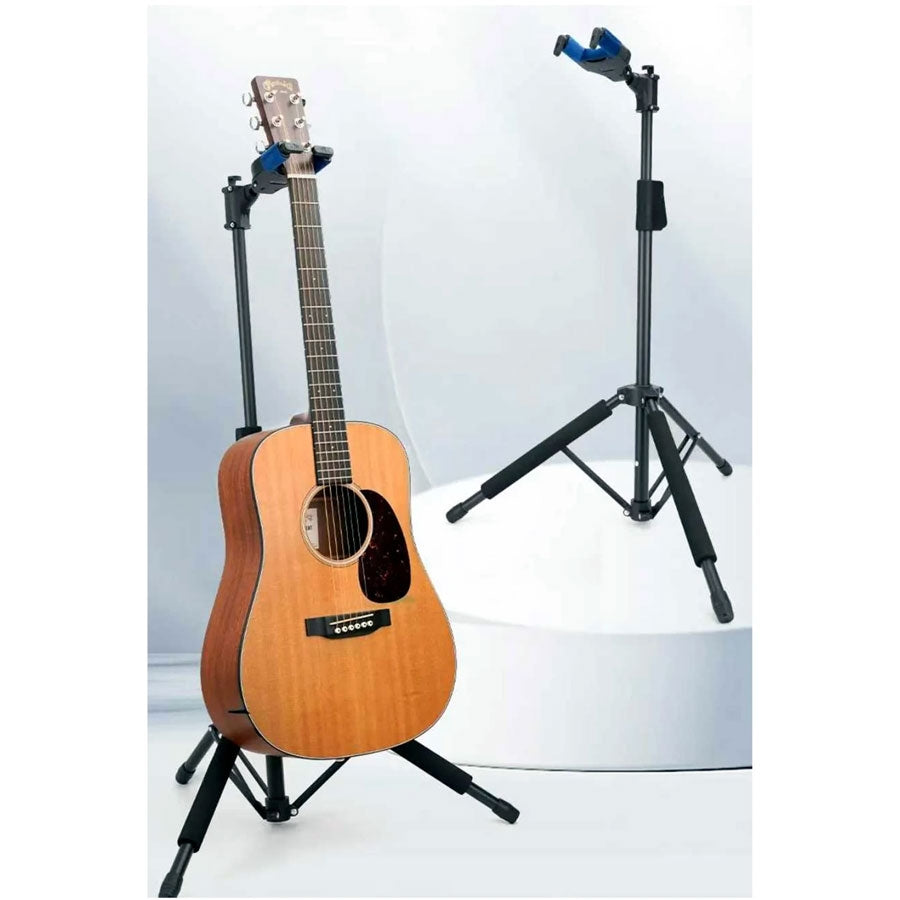 Galux GS-209 Blue Auto lock Guitar Floor Stand