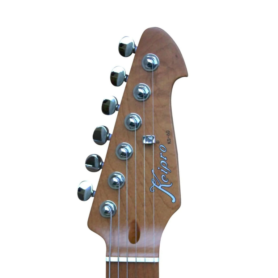 Keipro KS60-M SSH Electric Guitar With Bag - Transparent Blue