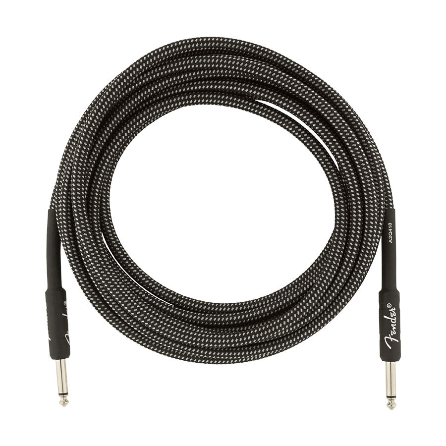 Fender 15 Feet Professional Series Tweed Instrument Cables 0990820065 - Gray Tweed