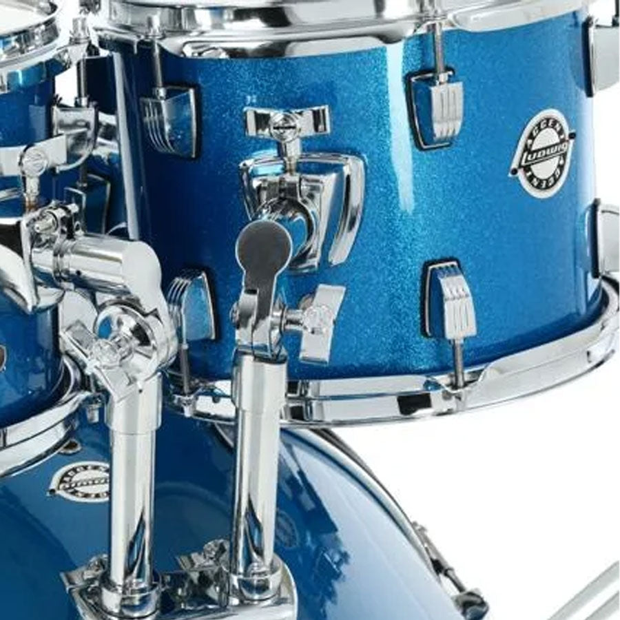 Ludwig Accent Drive LC19519DIR 5-Pieces Acoustic Drum Kit - Blue Sparkle
