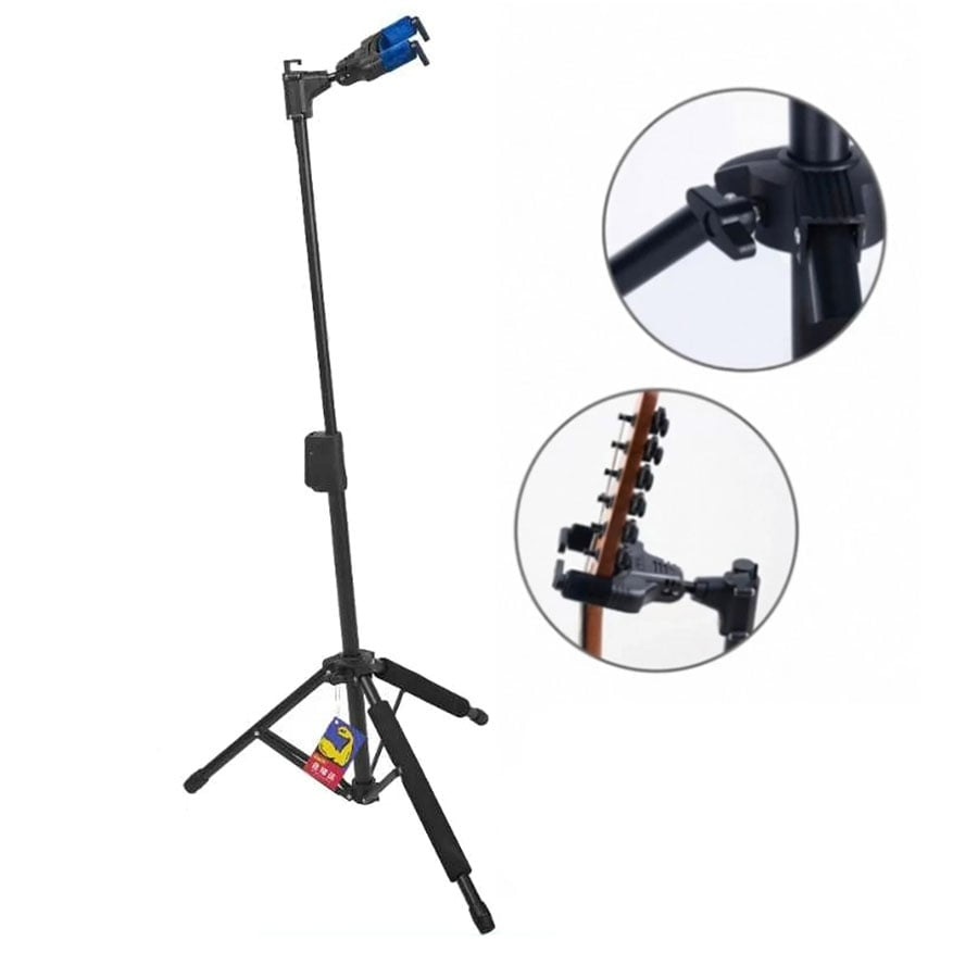 Galux GS-209 Blue Auto lock Guitar Floor Stand