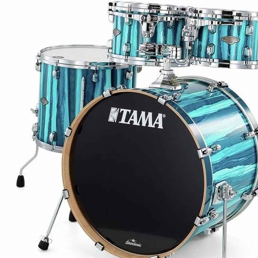 Tama Starclassic Performer MBS42S SKA + MBSS55 5 Pieces Acoustic Drum Kit - Sky Blue Aurora