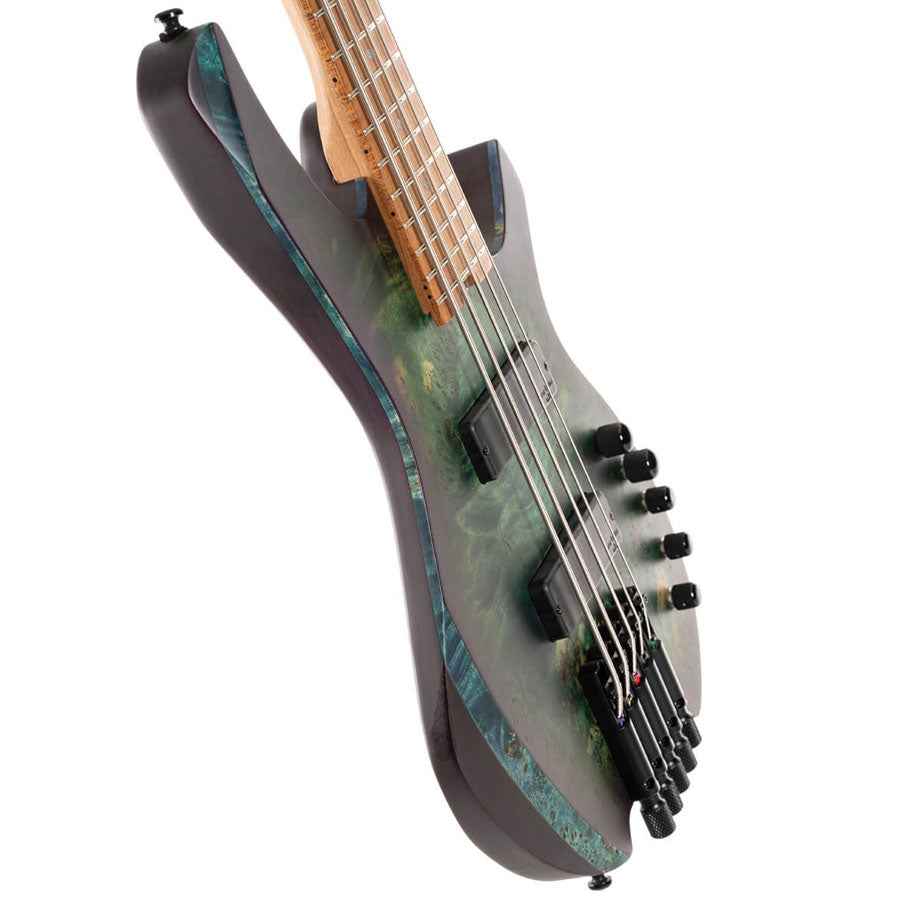 Cort Artisan Space 5 5-String Headless Bass Guitar - Star Dust Black
