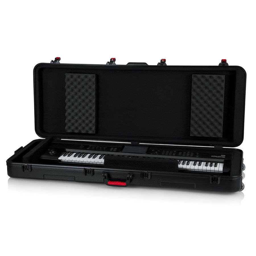 Gator GTSA-KEY76 TSA Series ATA Molded Polyethylene Keyboard Case with Wheels for 76-note Keyboards